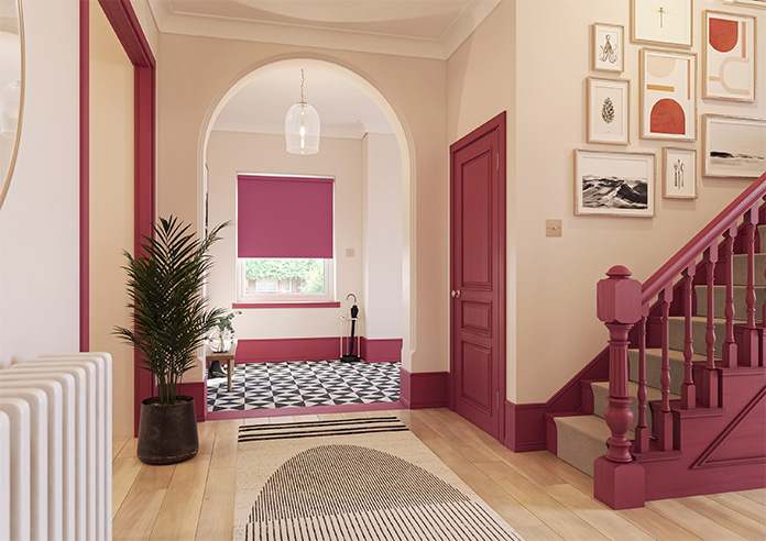 Trinity (Blackout), Fuschia - Roller Blind - Image 7